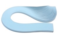 Бумага для квиллинга 01-01, голубой лед, пастельный, ширина 7 мм, 100 полос, 160 гр